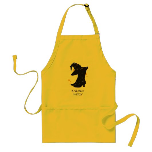 Halloween Kitchen Witch Schort (Voorkant)