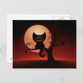 Halloween Kitten Briefkaart (Voorkant / Achterkant)