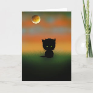 Halloween Kitten Kaart van Molly Harrison