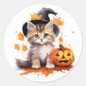 Halloween Kitten Stickers (Voorkant)