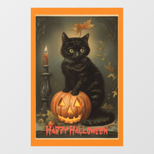 Halloween Kitten venster Cling Raamsticker