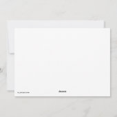 Halloween Kitty Kunst Feestdagenkaart (Achterkant)