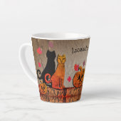 Halloween Kitty Latte Mug (Angle gauche)