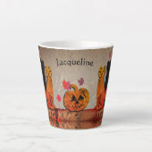 Halloween Kitty Latte Mug (Devant)