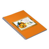 Halloween Kitty zit in Jack O Lantern Notitieboek (Rechterzijde)