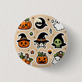 Halloween klassiekers ronde button 3,2 cm