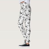 Halloween-kleding - schedel en kruisbeenderen Spoo Leggings (Links)