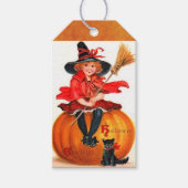 Halloween kleine heks cadeau Labels Cadeaulabel (Voorkant)