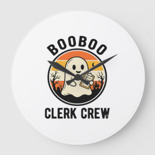 Halloween Klerk BooBoo Geesten Crew Vintage_1 Grote Klok