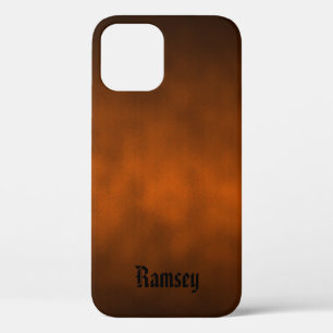 Halloween Kleur Gothic Ombre Kunst Je Naam iPhone 12 Hoesje