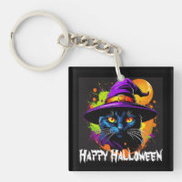 Halloween Kleurrijke Majestic Zwarte Kat