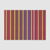 Halloween kleurrijke strepen tissuepapier (Voorkant)