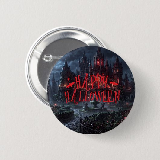 Halloween Knopspeld Ronde Button 5,7 Cm (Voorkant /achterkant)