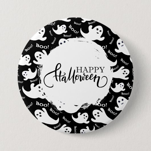 Halloween Knopspeld Ronde Button 7,6 Cm (Voorkant)