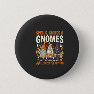 Halloween Knus Dwerg Vergadering Ronde Button 5,7 Cm
