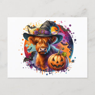 Halloween Koe Briefkaart