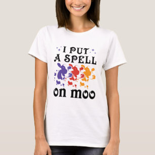 Halloween Koe... ik zet een spelletje op Moo T-shirt