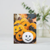Halloween koekjes briefkaart (Staand voorkant)