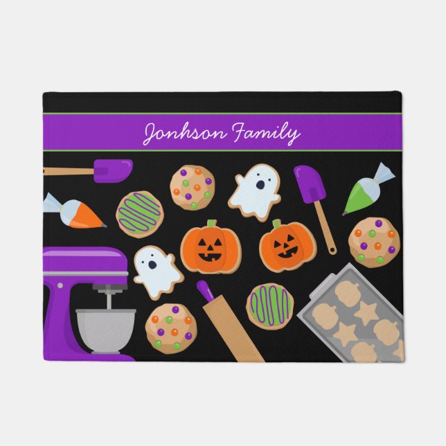 HALLOWEEN KOEKJES PARTIJ DEURMAT (Voorkant)