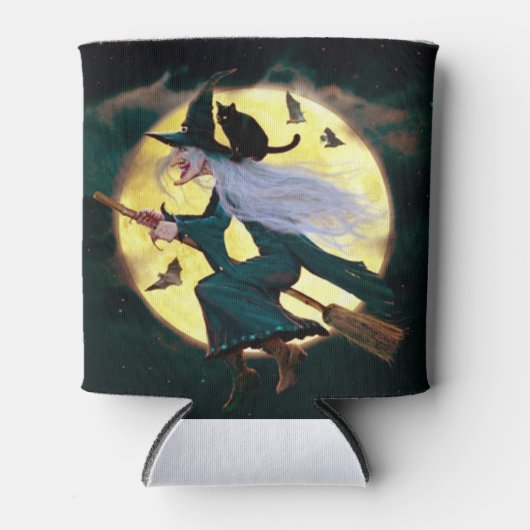 Halloween Koelbox/heks Blikjeskoeler (Voorkant)