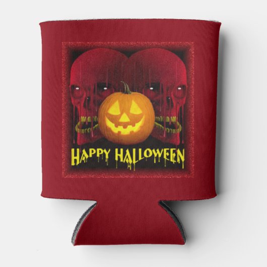 Halloween Koelbox/Skulls Blikjeskoeler (Voorkant)