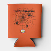 Halloween Koelbox/Spiders en Web Blikjeskoeler (Voorkant)