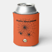 Halloween Koelbox/Spiders en Web Blikjeskoeler (Blikje Achterkant)