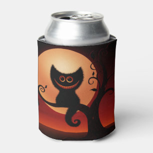 Halloween Koelbox/Zwarte Kat Blikjeskoeler