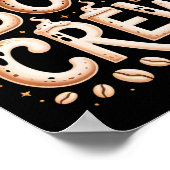 Halloween koffie Cappuccino Espresso Rist Poster (Hoek)