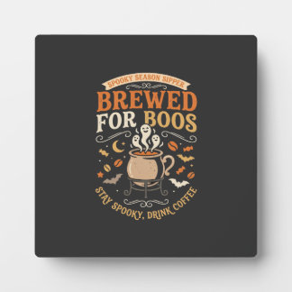 Halloween Koffie Geest Viering Fotoplaat