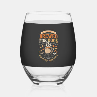 Halloween Koffie Geest Viering Wijnglas Zonder Voet
