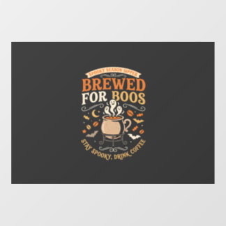 Halloween Koffie Geesten Feest Raamsticker