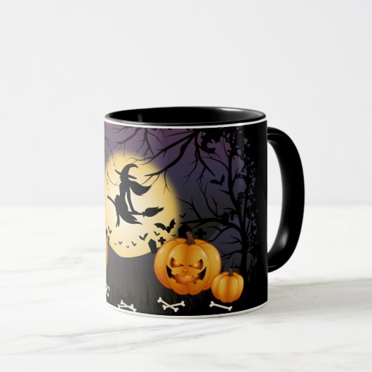 Halloween koffie mok (Voorkant rechts)