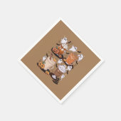 Halloween Koffie Schattigee Herfst Iced Coffee Lov Servet (Hoek)