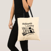 Halloween komt de Black Cats Canvas tas (Voorkant (product))