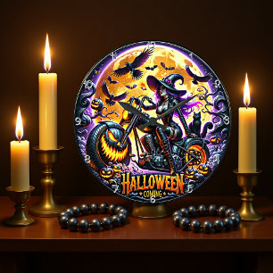 Halloween komt eraan grote klok