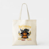 Halloween komt eraan – Spooky Canvas tas Design (Achterkant)