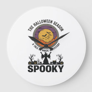 Halloween Koningin Little Miss Retro Heks_1 Grote Klok