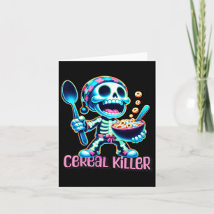 Halloween Kostuum Cereal Killer Grappig Ontbijt Ce Kaart