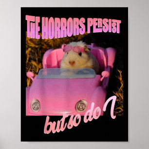 Halloween Kostuum - De Horrors Houden Aan Maar Ik Poster