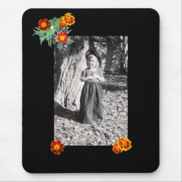 Halloween Kostuum Foto Marigolds Black Mousepad Muismat