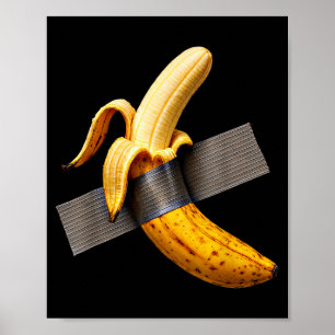 Halloween Kostuum Geschilde Banaan Grappige Duct T Poster
