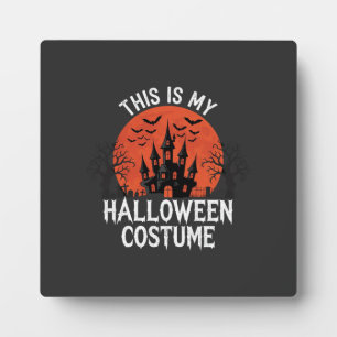 Halloween Kostuum Heel Geestig Kasteel Vector Desi Fotoplaat