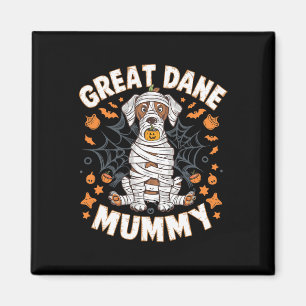 Halloween kostuum Hondenliefhebber Great Dane Mumm Magneet