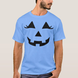 Halloween Kostuum Jack O' Lantern Pompoen Gezicht T-shirt