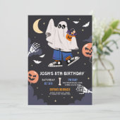 Halloween Kostuum Party Ghosts Boys Tiener Kaart (Staand voorkant)