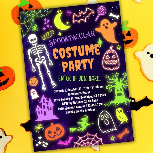 Halloween Kostuum Party Uitnodiging Spooktacular