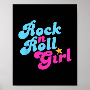 Halloween kostuum Rock n Roll Girl Rock and Roll W Poster
