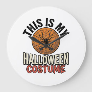 Halloween Kostuum Spinnenweb Vintage Shirt Ontwerp Grote Klok