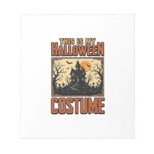 Halloween Kostuum Spokenhuis Vintage T-shirt Desi Notitieblok